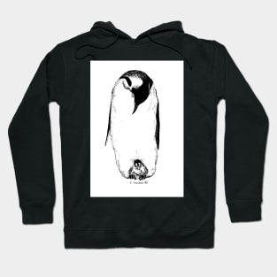 Penguin and baby Hoodie